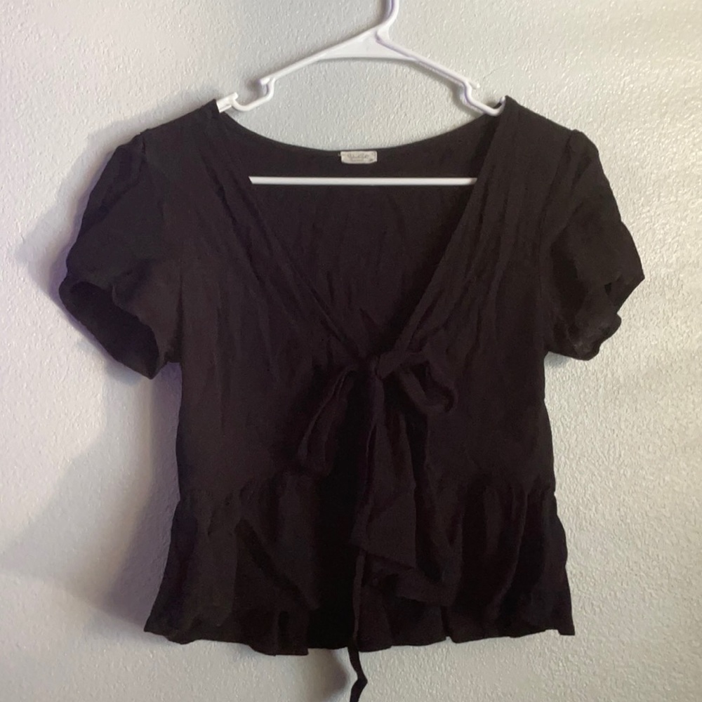 brandy melville tie short sleeve